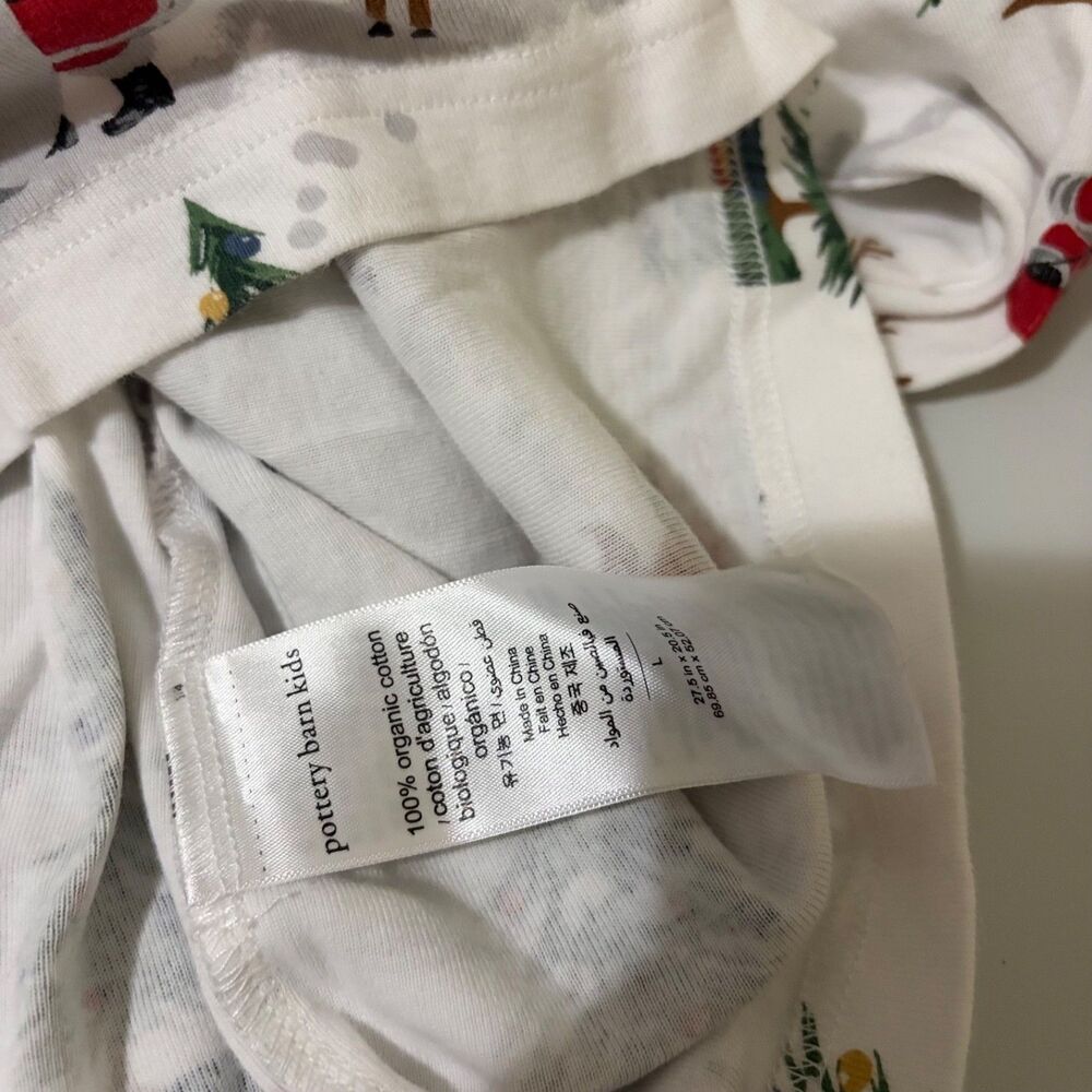 PotteryBarn Kid's Pajama Adult Large Christmas Holiday Long Sleeve Matching - Picture 8 of 11